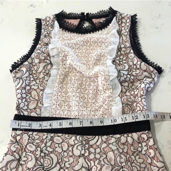 TAVE DECADENCE dress cream & black open back - Picture 14 of 16